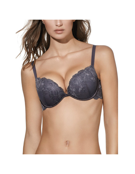 Montse Pedrosa | Sujetador Push Up Noelia de Selene color Gris