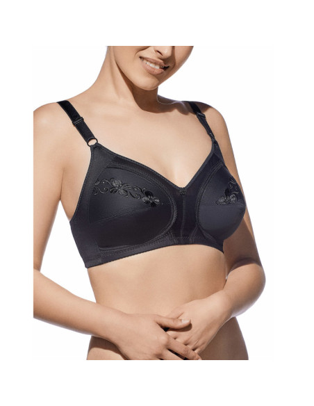 Montse Pedrosa | Sujetador Perla Sin Aros de Selene color Negro