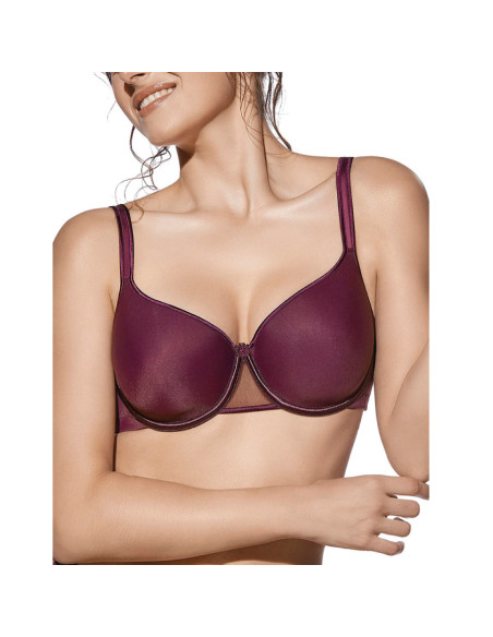 Montse Pedrosa | Sujetador Sara de Selene color Burdeos