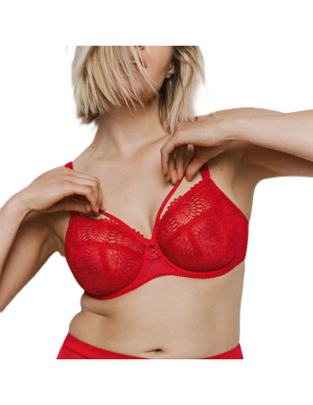 Montse Pedrosa | Sujetador Sophora 0163180 True Red de PrimaDonna 2