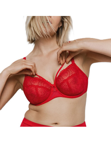 Montse Pedrosa | Sujetador Sophora 0163180 True Red de PrimaDonna