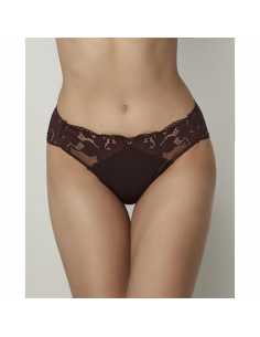 Montse Pedrosa | Braga Bikini Federica 61107 de Selmark color Burgundy