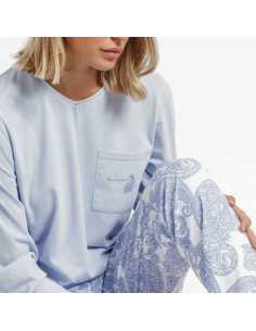 Montse Pedrosa | Pijama Very First Love 60135 de Admas en color Azul