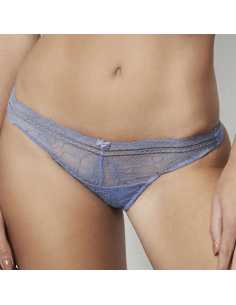 Montse Pedrosa | Tanga Agatha 31201 de Selmark color Azul