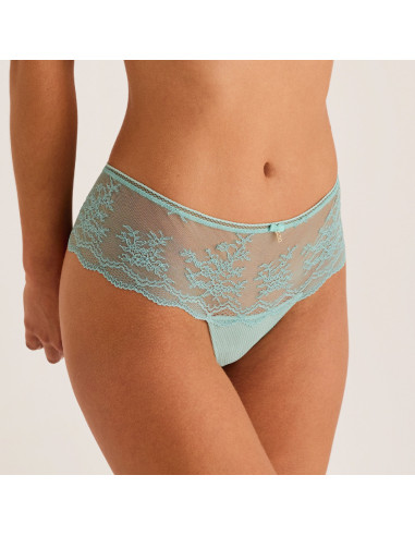 Montse Pedrosa | Tanga Culotte Manuela 31306 de Selmark color Turquesa
