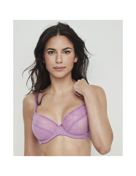 Montse Pedrosa | Sujetador Manuela 31311 de Selmark color Lavanda