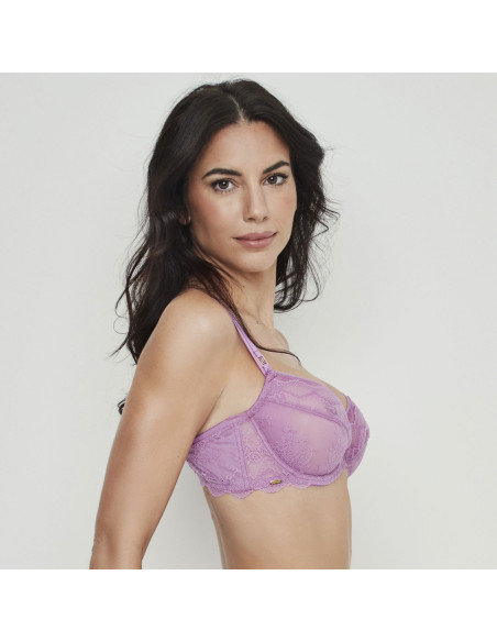 Montse Pedrosa | Sujetador Manuela 31311 de Selmark color Lavanda