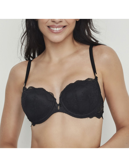 Montse Pedrosa | Sujetador Manuela 31317 de Selmark color Negro