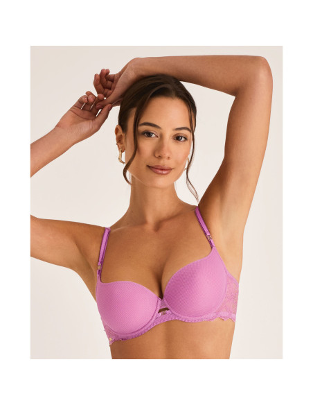 Montse Pedrosa | Sujetador Manuela 31327 de Selmark color Lavanda