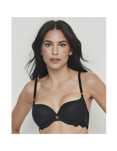 Montse Pedrosa | Sujetador Manuela 31327 de Selmark color Negro