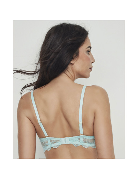 Montse Pedrosa | Sujetador Manuela 31327 de Selmark color Turquesa