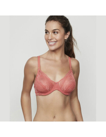 Montse Pedrosa | Sujetador Agatha 31211 de Selmark color Coral