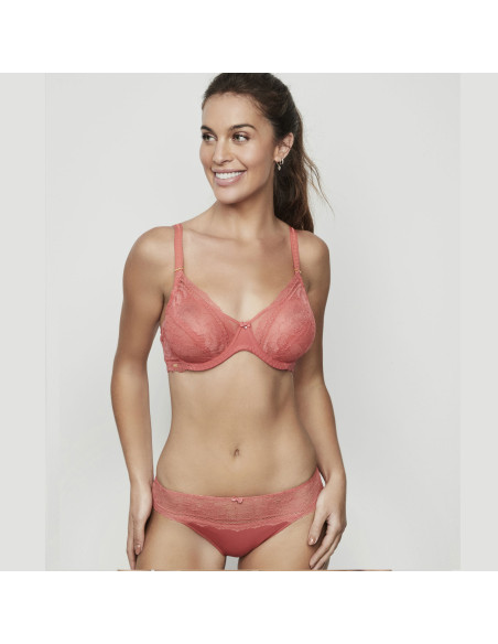 Montse Pedrosa | Sujetador Agatha 31211 de Selmark color Coral