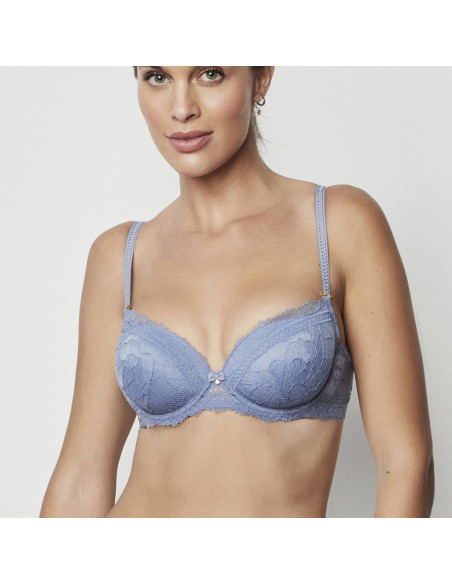 Montse Pedrosa | Sujetador Agatha 31217 de Selmark color Azul