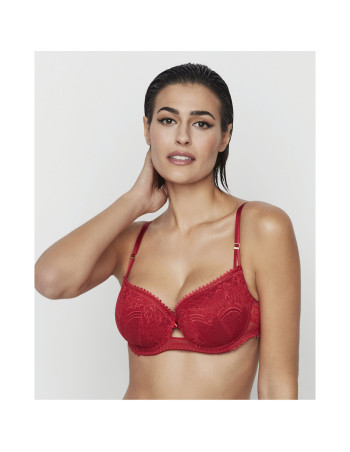 Montse Pedrosa | Sujetador Aurum 90917 de Selmark By Pilar Rubio color Rojo