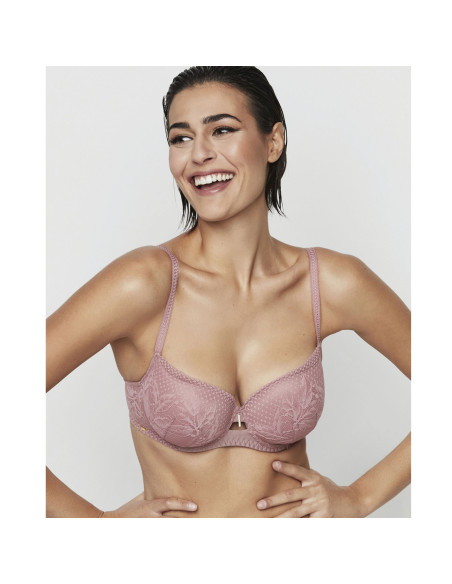 Montse Pedrosa | Sujetador Malitzia 61217 de Selmark color Rosa Tostado
