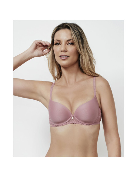 Montse Pedrosa | Sujetador Malitzia 61227 de Selmark color Rosa Tostado