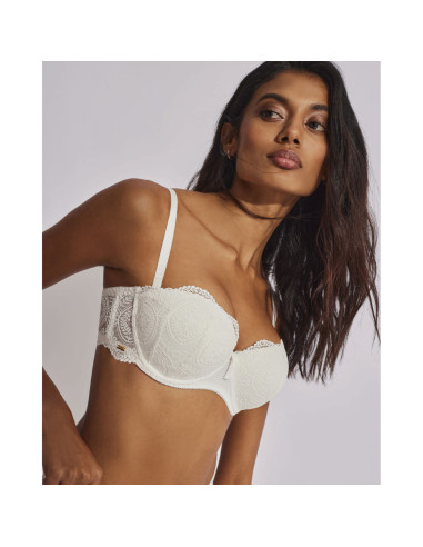 Montse Pedrosa | Sujetador Matilda Sin Tirantes y Push-Up 31126 de Selmark color Marfil