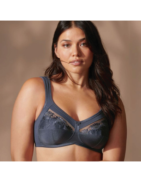 Montse Pedrosa | Sujetador Comfort Sin Aros Safina 5448 Shadow Blue de Anita