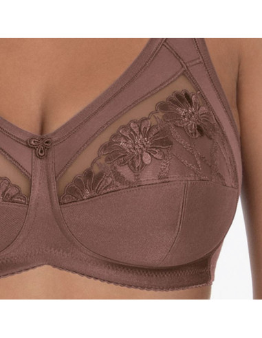 Montse Pedrosa | Sujetador Fleur 5653 Berry de Rosa Faia