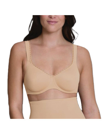 Montse Pedrosa | Sujetador Twin Firm 5694 Deep Sand de Rosa Faia