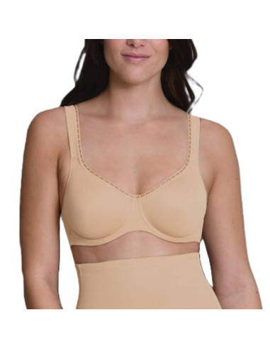 Montse Pedrosa | Sujetador Twin Firm 5694 Deep Sand de Rosa Faia