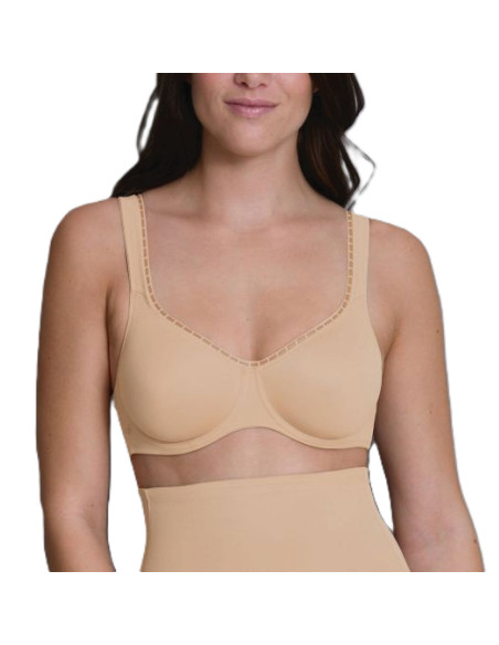 Montse Pedrosa | Sujetador Twin Firm 5694 Deep Sand de Rosa Faia