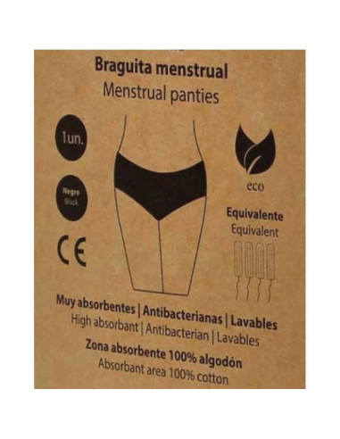 Montse Pedrosa | Braguitas Menstruales Bads - Pan 100ng