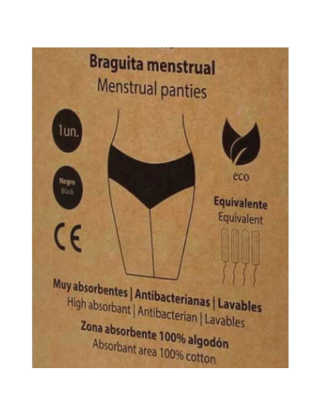 Montse Pedrosa | Braguitas Menstruales Bads - Pan 100ng