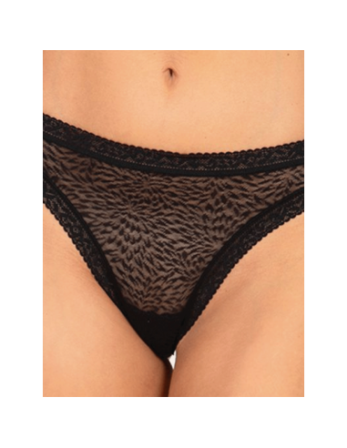 Montse Pedrosa | Tanga Eclats 1080603 de Janira color Negro