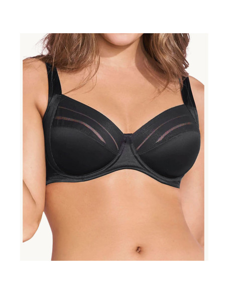 Montse Pedrosa | Sujetador Natural Support 091008 de Leonisa color Negro