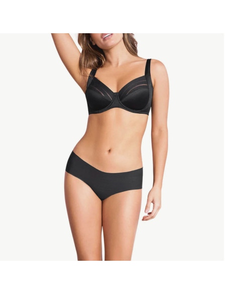 Montse Pedrosa | Sujetador Natural Support 091008 de Leonisa color Negro