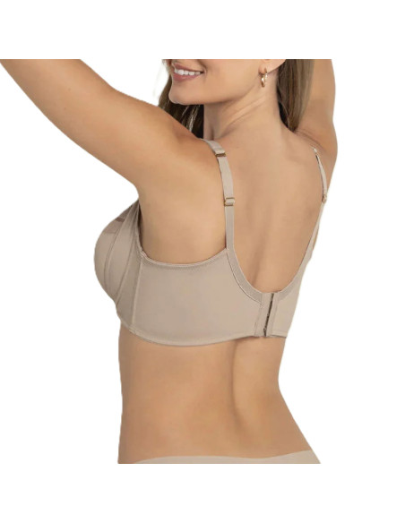 Montse Pedrosa | Sujetador Natural Support 091008 de Leonisa color Nude