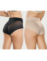 Montse Pedrosa | Pack 2 Braga Faja de Control Suave con Bandas de Tul 012903 de Leonisa