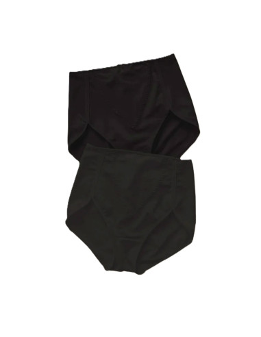 Montse Pedrosa | Pack 2 Braga Control Clásica 243x2 de Leonisa color Negro