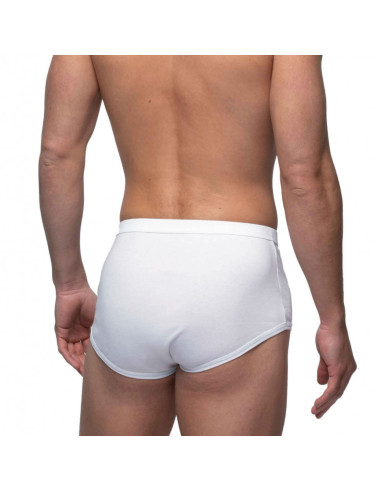 Montse Pedrosa | Slip Clásico 2335 de Abanderado - Pack 2 color Blanco