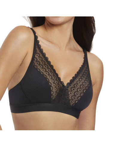 Montse Pedrosa | Sujetador Cloe B de Selene color Negro