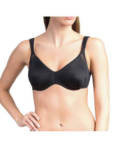 Montse Pedrosa | Sujetador 3792 Diam's Minimizer de Dim color Negro