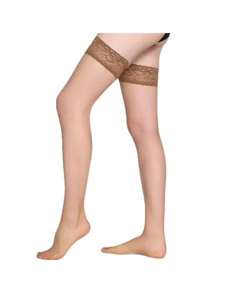 Montse Pedrosa | Panty Invisible 15 de Filodoro color Tierra