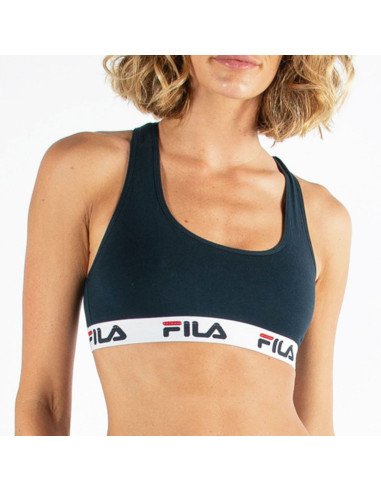 Montse Pedrosa | Top FU6042 Marino de Fila