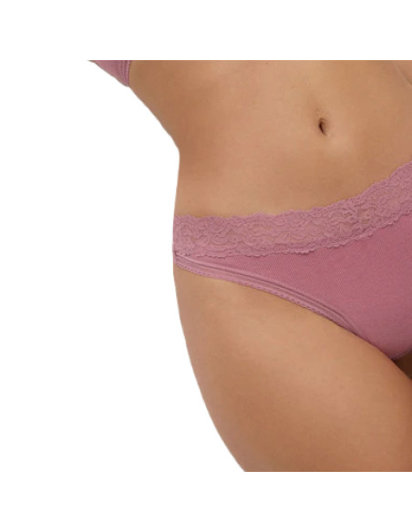 Montse Pedrosa | Tanga 10763 Cosmetic Pink de Ysabel Mora