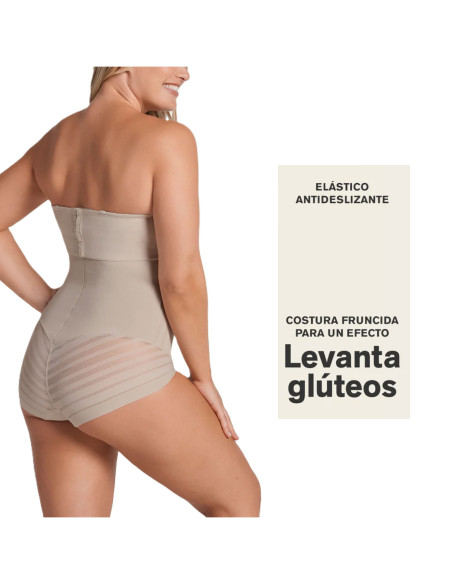Montse Pedrosa | Braga Faja de Control Alta 012906 de Leonisa color Nude