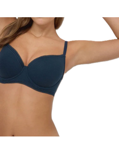 MOntse Pedrosa | Sujetador Con Aros 10760 Shadow Blue de Ysabel Mora