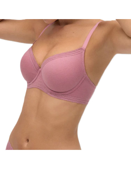 MOntse Pedrosa | Sujetador Con Aros 10760 Cosmetic Pink de Ysabel Mora