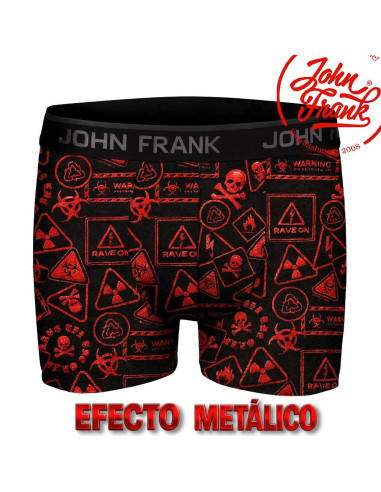 Montse Pedrosa | Bóxer Digital Metalizado Warning de John Frank