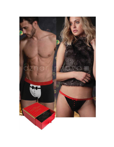 Montse Pedrosa | Pack Bóxer + Tanga + 2 Copas 44534 de Admas
