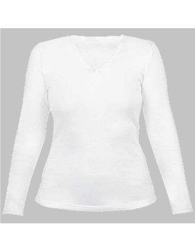 Montse Pedrosa | Camiseta Algodón 801 de Capitana color Blanco