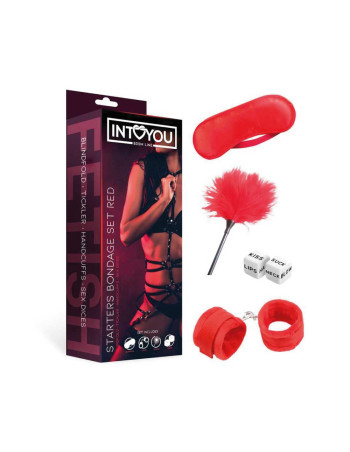 Montse Pedrosa | Set de Bondage para Principiantes Starters 4 Piezas Rojo 2
