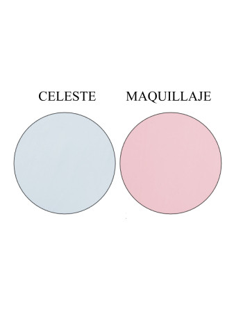 Montse Pedrosa | Pack 2 Braguitas Algodón 708 de Naiara color Celeste - Maquillaje