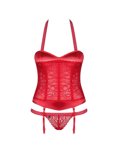 Montse Pedrosa | Corset y Tanga Flameria Limited Colour Edition de Obsessive L/XL color Unico